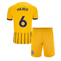 Maglia Calcio Brighton James Milner #6 Seconda Divisa Bambino 2024-25 Manica Corta (+ pantaloncini)